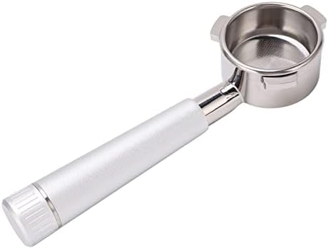 Bottomless Portafilter, 54mm, 3 Ears, Stainless Steel (Silver) - Image 4