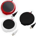 Candle Warmer Black with White and Red Warmer by BULK+PARADISE