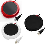 Candle Warmer Black with White and Red Warmer by BULK+PARADISE