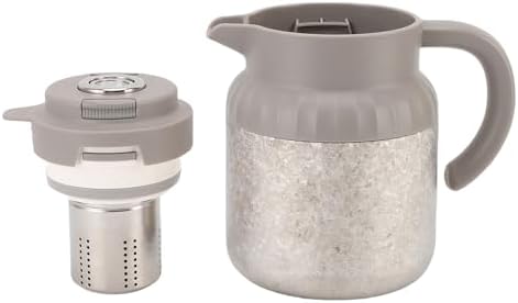 Jiawu Tea Infuser Pot Durable Mechanical Tea Kettle Thermal Capacity Portable 1100ml for Home - Image 6
