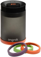 ONGROK Glass Storage Jar with Vacuum Pump Technology, Air Proof Containers to Preserve Smell and Aroma (800ml (2oz)) by ONGROK