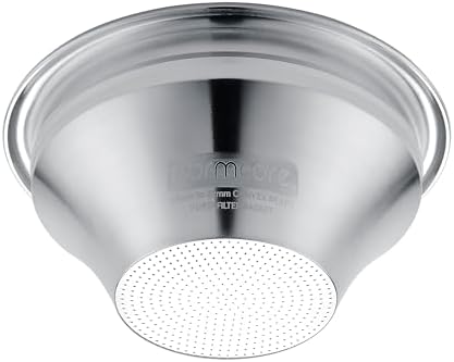 Normcore 58mm Convex Billet Portafilter Basket, 58-32mm, 0.28mm Holes, 18g by NORMCORECOFFEETOOLS
