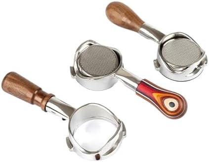 Hollowed Out 58mm Bottomless Portafilter，Compatible For Gaggia，Espresso Machine Barista Accessory(E red wood) - Image 5