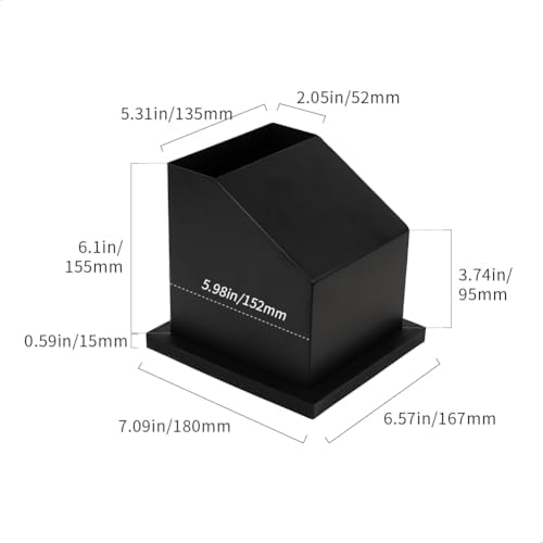 watchget Bottomless Espresso Knock Box, Built-in Coffee Ground Container - Image 2