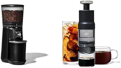 OXO Brew Conical Burr Coffee Grinder, Matte Black + OXO Brew Rapid Brewer Bundle (Pack of 1) by Unknown