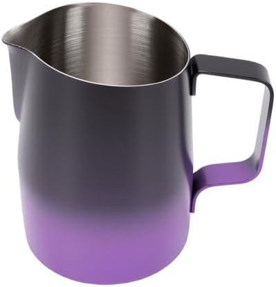 banapoy Stainless Steel Coffee Milk Frothing Pitcher, 450ml (Gradient - Image 6