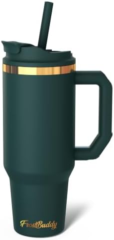 Frost Buddy Thicc Buddy 40oz Tumbler - Stainless Steel (Emerald Elegance) by FrostBuddy