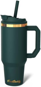 Frost Buddy Thicc Buddy 40oz Tumbler - Stainless Steel (Emerald Elegance) by FrostBuddy