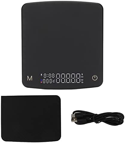 Digital Coffee Scale Rechargeable with Timer 2kg/0.1g High Precision Drip Coffee Kitchen Food Scale with Tare and Piece Counting Functions (500g/0.01g) by Unknown