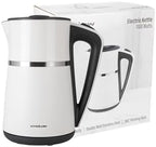 Epsilon Double Wall Electric Kettle 1100W – 1.7L Hot Water Tea Kettle & Hot Water Boiler with Auto Shut-Off, Boil Dry Protection, BPA-Free Stainless Steel Electric Teapot, Fast Boil, Cool Touch Design by Epsilon