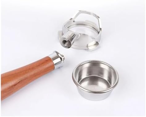 Coffee Handle, 54mm Coffee Bottomless Portafilter Naked Hollow Out Design, Compatible For Breville Sage 870 878 880(Colour Wood3) - Image 4