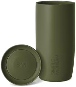Simple Modern Insulated Travel Coffee Mug 360° Lid | 16oz | Green by Unknown