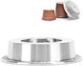 Coffee Capsule Adapter, Coffee Pod Converter Stainless Steel Reusable Convenient Converter Holder for Large and Small Machines for Universal Machines by HERCHR