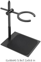 Adjustable Pour Over Coffee Stand, Alloy Home Coffee Dripper Holder with 3 in Circular Ring, Height Adjustable for Conical Glass Filter Cup, Solid Base, Non Slip Mat, 9.6 x 7.1 x 5.9 in - Image 4