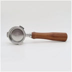 3 Ear Espresso Filter Handle Universal Espresso Machine Replacement Parts Barista,51mm Bottomless Coffee Portafilter Wood Handle(Style A) - Image 5