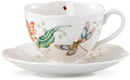 Lenox Butterfly Meadow Dragonfly Cup and Saucer Set by Lenox