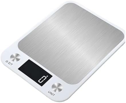 Electronic Scale, Kitchen Scale 5kg Platform Stainless Steel Commercial High-Precision Electronic Balance,for Meal Prep, Baking and Cooking(Gray,5Kg) - Image 4