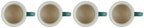 Le Creuset Stoneware Vancouver Mug, Set of 4, 14 oz. each, Artichaut - Image 4