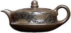 Tea Kettle Hand-carved Household Ceramic Teapot Portable Travel Teapot Ceramic Tea Infuser by Unknown