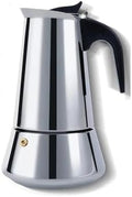 Stainless Steel Moka Pot 100-600ml Stovetop Espresso Maker Barista by Unknown