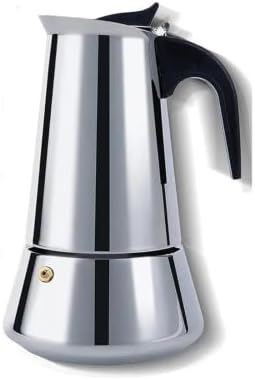 Stainless Steel Moka Pot 100-600ml Stovetop Espresso Maker Barista by Unknown
