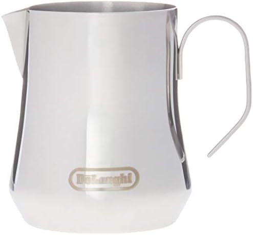 De'Longhi Fancy Collection Double Walled Thermo Espresso, Cappuccino and Latte Macchiato Glasses (Set of 6) and De'Longhi DLSC060 Stainless Steel Milk Frothing Jug - Image 6