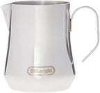 De'Longhi Stilosa Manual Espresso Machine, 13.5 x 8.07 x 11.22 inches & Stainless Steel Milk Frothing Pitcher, 12 ounce (350 ml), 12 oz & Double Walled Thermo Espresso Glasses, Set of 2 - Image 5