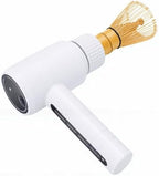 Electric Matcha Whisk Handheld Milk Frother 1200mAh Rechargeable USB Battery Fast Mixing for Cocoa Latte Home Kitchen Use by ZJchao