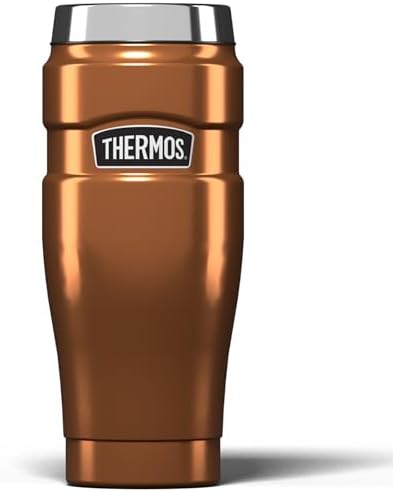 Thermos 170271 Stainless King Travel Tumbler, Copper, 470 ml, 8.3 x 8.3 x 20 cm by Thermos