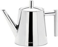 Easyworkz Stainless Steel Double Wall 34 oz Tea Pot with Removable Tea Infuser, Perfect for Brewing Your Favorite Tea, Chrome by Easyworkz