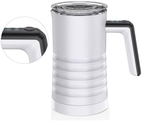 Electric Milk Frother 4 in 1, 400W, 580ml, Hot and Cold (US Plug) - Image 2