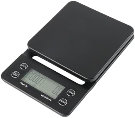 5kg Timing Coffee Scale with LCD Display and Alarm Reminder by SOLUSTRE