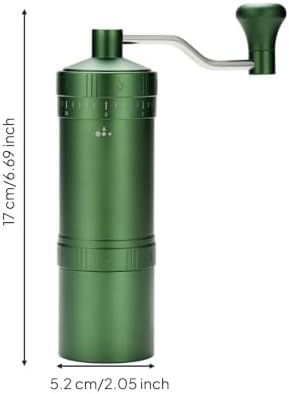 Grinder Manual Coffee Grinder Hand Crank Burr Grinder With Consistent Particle Control And 304 Stainless Steel Handle, Array, color to 1, Seven-star Grinding Core - Image 3