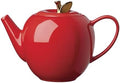 Kate Spade New York Knock On Wood Apple Teapot, one size, Red by Unknown
