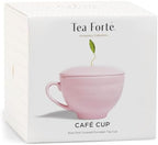 Tea Forte Café Cup with Lid, Rose Pink, 8 oz - Image 2