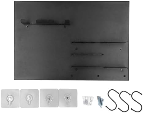 POCREATION Wall Coffee Station Organizer, Iron Rack, 14.4 x 9.8in by POCREATION