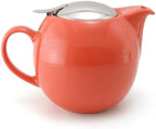 Zero Japan Bee House Round Teapot For One, 15 Oz - Ceramic Tea Pot with Stainless Steel Lid and Infuser, Smooth-Pour Spout, Diswasher and Microwave Safe Tea Pots (Carrot) - Image 6