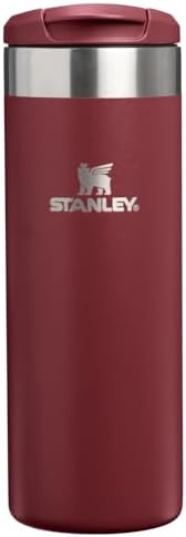 Stanley AeroLight Transit Bottle 16 oz | Locking Drink Through Lid | Leak Resistant Water Bottle or Coffee Travel Mug | Lightweight Insulated Stainless Steel | BPA-Free | Cranberry by Unknown