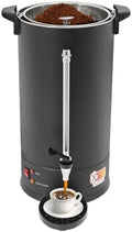 17L Commercial Coffee Urn,Stainless Steel Large Coffee Maker by Unknown