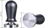 Calibrated Espresso Coffee Tamper 30lb Spring Loaded Elastic Coffee Tamper Aluminum/Wooden Stainless Steel Coffee Powder Hammer(Black Tamper-51mm) - Image 5