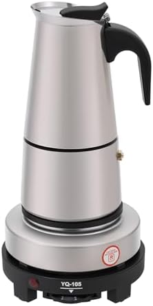 Stovetop Espresso Maker, 500w 0.08gal Stainless Steel Moka Pot - Image 6