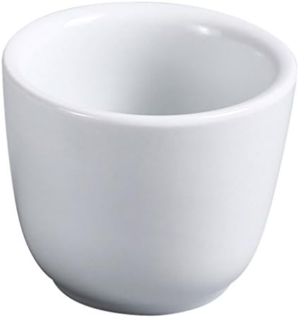 Yanco AC-45 ABCO 4.5 oz Chinese Tea Cup, 3" Diameter, Porcelain, Super White, Pack of 36 by Yanco