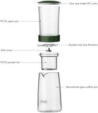 Bincoo Drip Cold Brew Coffee Maker,450ml High Borosilicate Glass Ice Drip Coffee Brewer,Adjustable Dual-Outlet Drip Speed, Constant Pressure Brewing - Image 5
