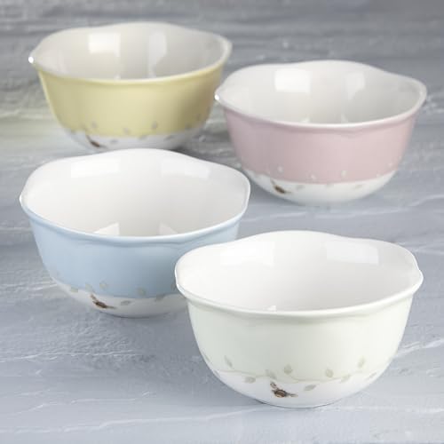 Lenox Butterfly Meadow Colors Porcelain Dessert Bowl Set for 4, (4-Piece) - Image 5