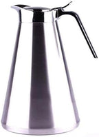 Vacuum Insulated Jug Thermal Coffee Carafe Flask Stainless Steel, Durable Thermos Hot and Cold Tea Coffee, for Home, Office, Hotel(2L) by Unknown