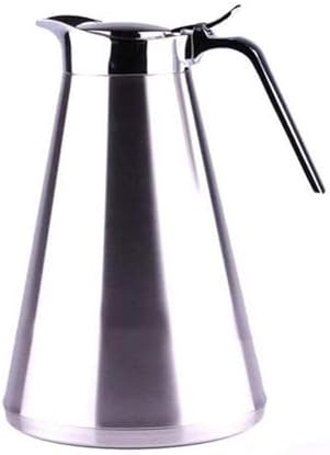 Vacuum Insulated Jug Thermal Coffee Carafe Flask Stainless Steel, Durable Thermos Hot and Cold Tea Coffee, for Home, Office, Hotel(1L) by Unknown