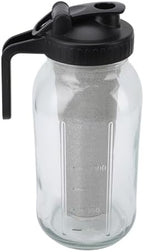 Cryfokt Cold Brew Coffee Maker, 64oz Thick Glass Iced Coffee Pitcher with - Image 3