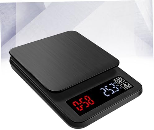 Unomor 5kg Digital Kitchen Scale with Timer Capacity Precision Weighing Scale for Cooking and Baking USB Powered Multifunctional with Led Display Black - Image 6
