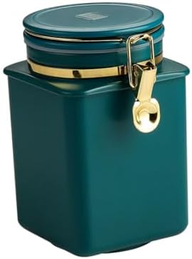 SHOWERORO Airtight Coffee Bean Storage Canister Sealed Food Storage Container for Coffee Beans Grounds and Tea Design with Secure Lid for Freshness by SHOWERORO