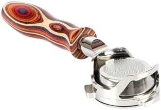 Stainless Steel Coffee Espresso Naked 54mm Custom Bottomless Portafilter, Compatible For Breville, 820/840/870/875/880/450/550(A Colourwood) by Unknown